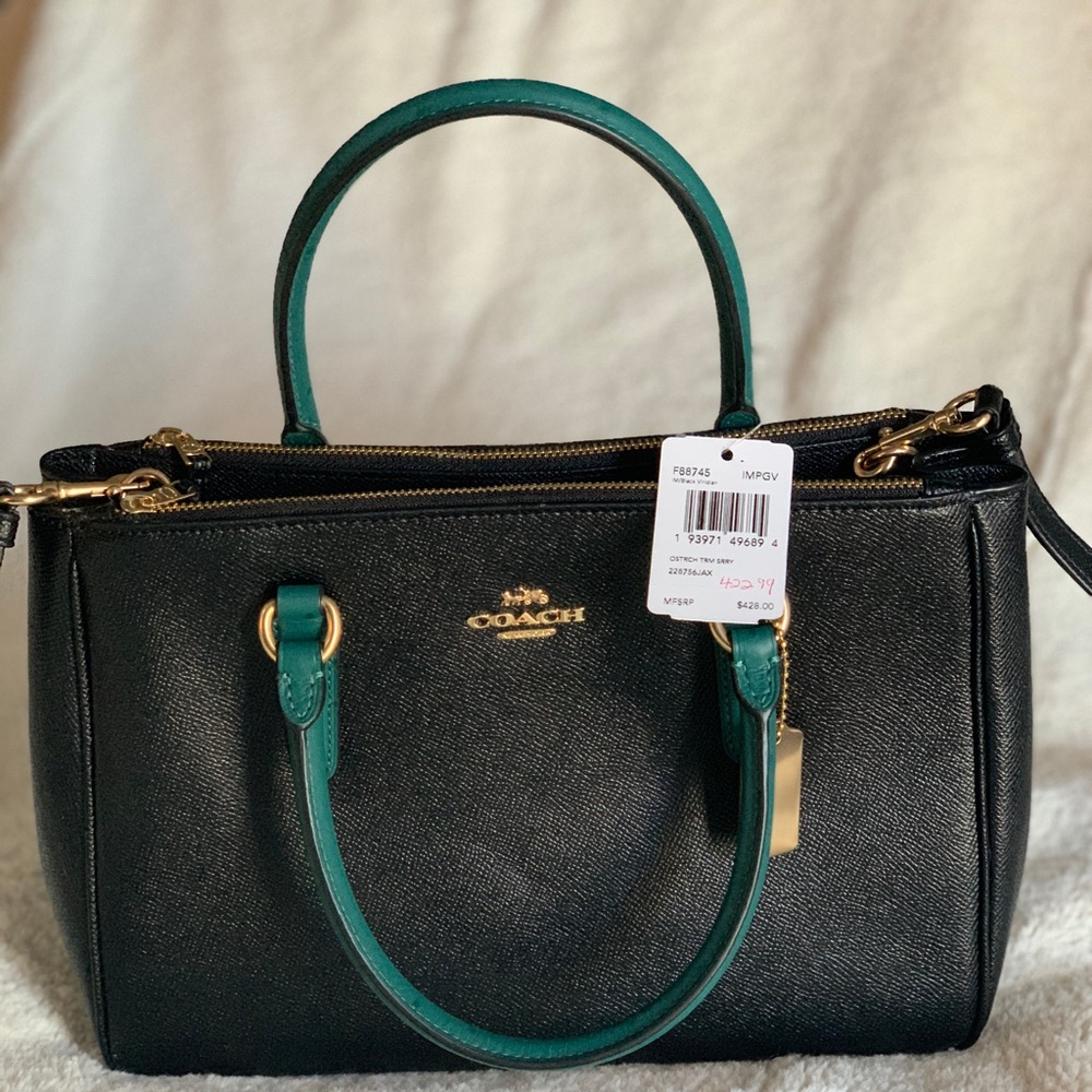 Coach pebble leather purse